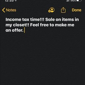 TAX TIME SALE